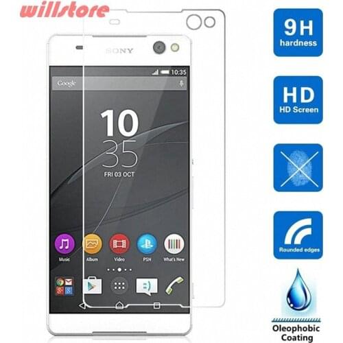 Tempered Glass Screen Protector Film Bags For Sony Xperia Z1 Z3 Z4 Z5 Compact Mini M2 M4 M5 E3 E4 E5 E4G C3 C5 Ultra T2 T3