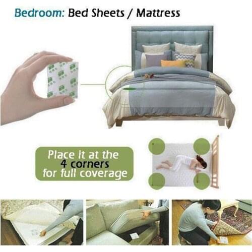 2 Packs Herbal Dust Mite Eliminator Mite Remover Reduces Acne & itching Safe for use on your bed sheets, mattresses, pillows