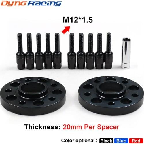 20mm 5x112mm 66.6mm Hub Centric Bore Wheel Spacers M12x1.5 Tapered Bolts For Mercedes Benz W/Ball Bolts