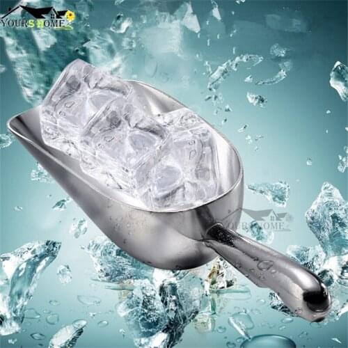 6oz/24oz/58oz Aluminum Ice Scoop Kitchen Food Candy Scoop Food Flour Candy Scoop For Bar Commercial Kitchen Tool Barware