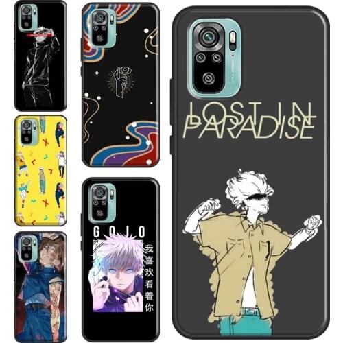 Jujutsu Kaisen Anime Cover For Xiaomi Redmi Note 9 Pro 8T 9S Note8 Note10 Pro Case For Redmi 9 9C 9T 9A K40