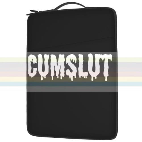 Cumslut Waterproof laptop bag 13 14 15 inch. Laptop bag protective cover for briefcase