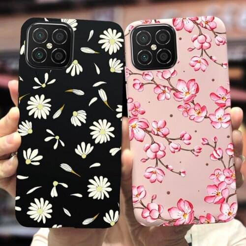 Colorful Flowers Case For Huawei Nova 8 SE Case JSC-AN00 Silicone Soft Slim Phone Cases For Huawei Nova 8 SE Nova 8Se Back Cover