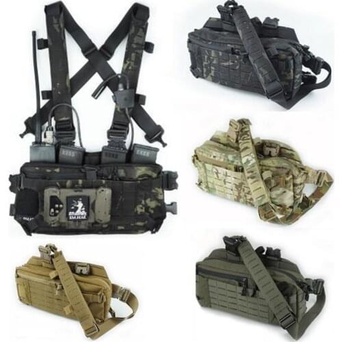 DM Military Tactical Gear Chest Rigs Vest Multifunctional Bag