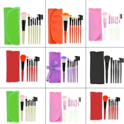 Eyeshadow Brush Cosmetic Brush 7pcs Makeup Brushes Lip Set Powder Foundation Eyeliner