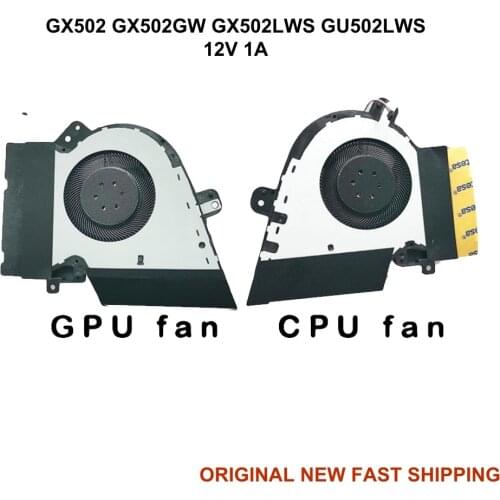 Computer Cooling Fans For ASUS ROG Zephyrus S GX502 GX502GW GX502LWS GU502LWS PC FAN 13NR02U0T02011 13NR02U0T03011 12V 1A 4PIN