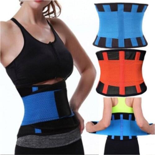 Men Women Corset Power Belt Slimming Belt Gym Sweating Fat Burning Postpartum Tummy Body Waist Trainer Modeling Strap Shaper