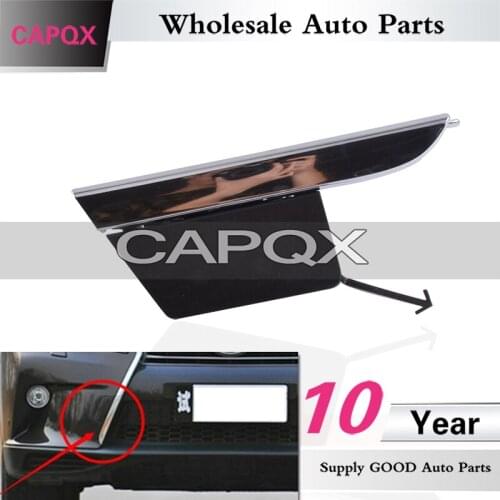 CAPQX 1PCS For Lexus RX270 RX350 RX450H 2012-15 Front Bumper Tow Bracket Cover Trailer Hook Cap shell trim strip Article plating