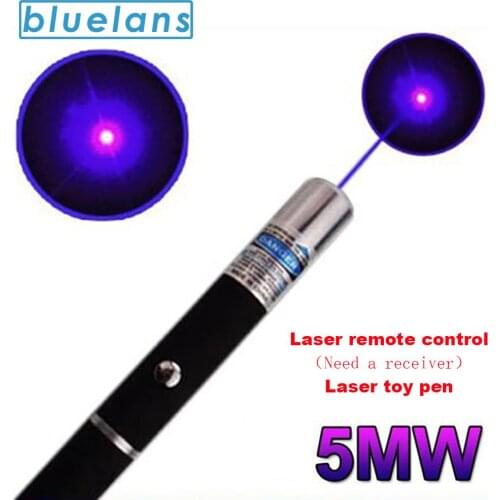 Deep Purple Blue Beam Light Visible 5mW 405nm Short Wavelength Laser Pointer Laser Pen Powerful Military Laster Pointer Pen