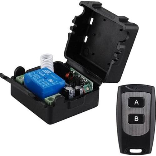 2016 hot DC 12V 10A 1CH Wireless RF Remote Control Switch Waterproof Transmitter &Receiver without battery best price