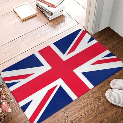 Flag Of The United Kingdom Doormat Carpet Mat Rug Polyester Non-Slip Floor Decor Bath Bathroom Kitchen Bedroom 40*60