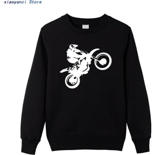 New brand 2020 sweatshirt Mens sleeve Casual Fashion sweatshirts o-neck cross country motorcycle printed pullovers hoodies