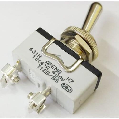 Original new 100% APEM631H 2pin 2 gear button switch silver contact rocker arm shake head toggle high current switch