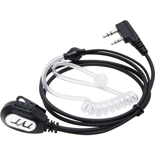 Original High Quality 2 Pin TYT Covert Air Acoustic Tube Headset Earphone for TYT MD-380 MD-390 TH-UV8000D Walkie Talkie