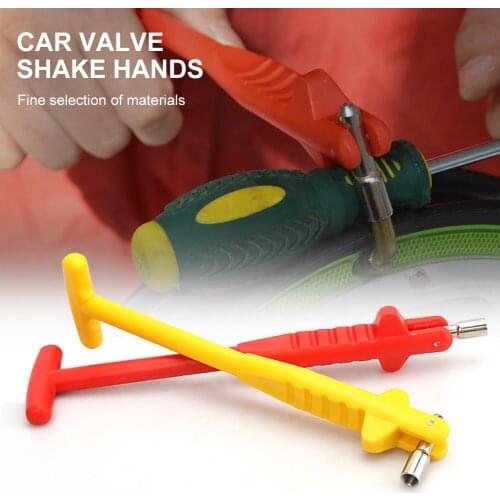 Drop Shipping Tire Valve Stem Puller Tube Metal Tire Repair Tools Valve Stem Core Car Motorcycle Wheel Valve Stem Remover