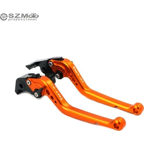 Adjustable Short Long Brake Clutch Levers For YAMAHA MT-01 MT 01 MT01 2004-2009 Motorcycle Accessories Green With Logo