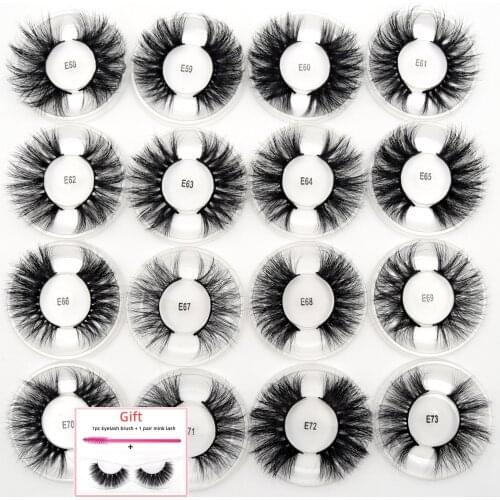 Visofree 25mm Lashes 3D Mink Lashes 100% Cruelty free Mink Eyelashes 25mm False Eyelashes Makeup Dramatic Long Thick Eyelashes