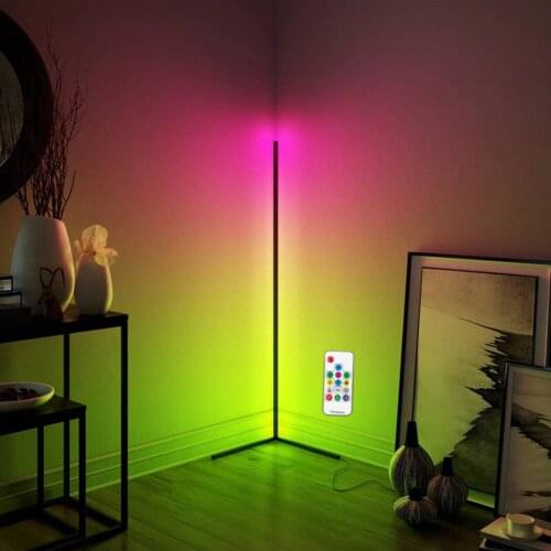 Modern RGB Floor Lamps Floor Lights Interior Atmosphere Lamp Colourful Bedroom Living Room Decoration Lighting Standing Lamp