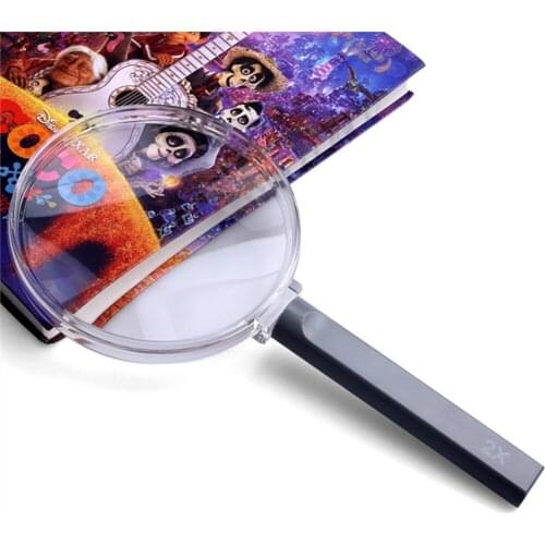 BIJIA HD 2X Magnifier Old Child Reading Book Jewelry Appreciation Real Multiple Reading Glass 6742