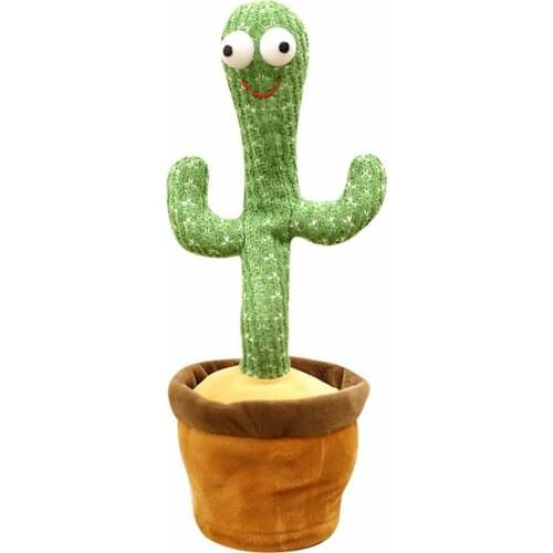 Dancing Cactus Plush Toys Shake Funny Early Education Toy 120 English Songs Luminous Cactus Toys Creative Gifts