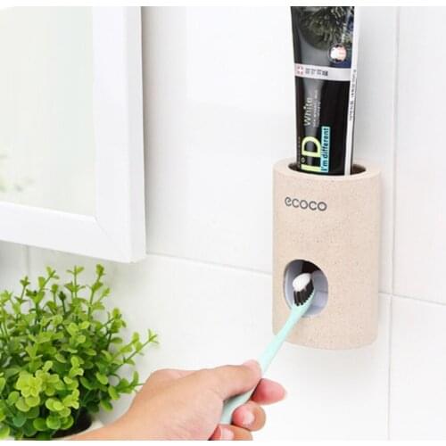 Toothpaste Squeezer Home Use Plastic Toothbrush Holder Wall Mounted Bathroom Accessories Dispenser Dropshipping