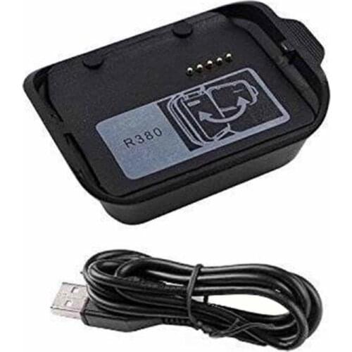 Gosear Charger Dock Station Charging Cradle w/ USB Cable for Samsung Galaxy Gear Fit 2 R350 R380 R381 Smart Watch Accessories