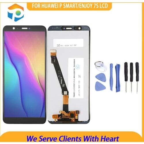 AAA+++Quality For Hua wei P Smart LCD Screen Enjoy 7s Display With Touch Assembly Replacement Repair Parts P Smart 2018 No Frame
