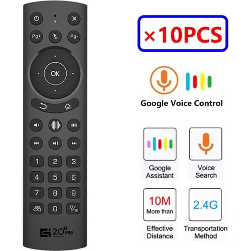 [10PCS] G20 / G20S PRO/ G20 BT Google Voice Control Air Remote Mouse with gyroscope wireless remote control voice remote control