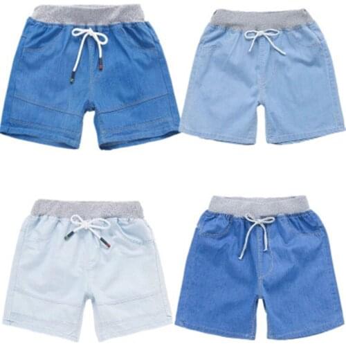 2019 NEW Summer Fashion Boys Soft Denim Pocket Short Jeans Pants Baby Casual Trousers Kids Shorts Childrens Clothing