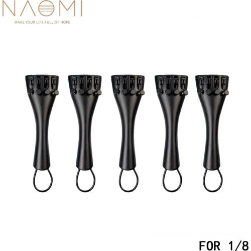 NAOMI 5PCS Violin Tailpiece 1/8 Violin Tailpiece Aluminium Alloy Violin Parts & Accessories New For 1/8 Violin