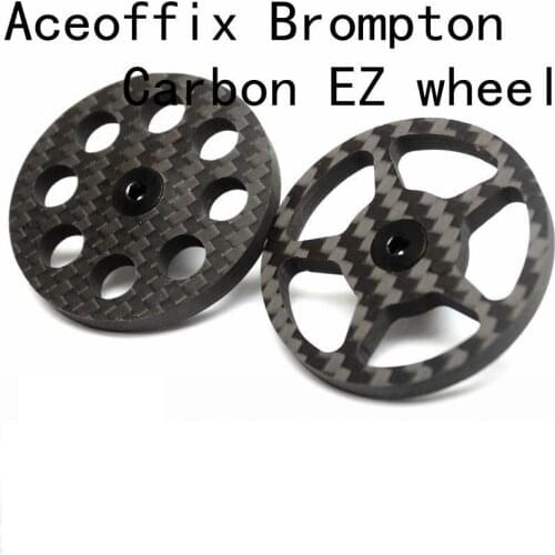 Aceoffix 46mm for BROMPTON Bike Carbon Ultralight ezwheel Easywheel 19g/pair PenTagram 25g/pair Circular