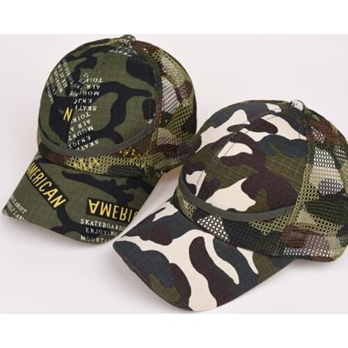 ALLKPOPER 2020 Children Cap Army Color Camouflage Baseball Cap Women Caps Hats for Men Dad Hat Hip Hop Cat Sun Hat Visor