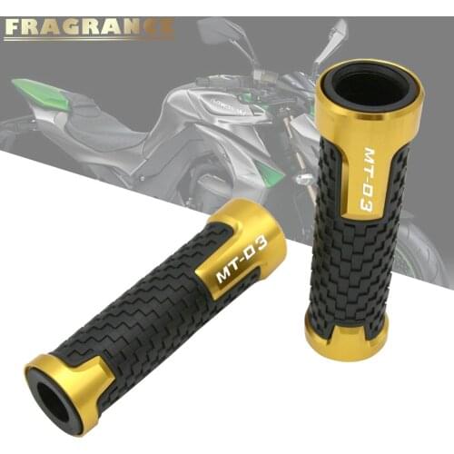 Aluminum Rubber Fo r YAMAHA MT03 MT-03 MT 03 Motorcycle Accessories 7/8" 22mm Handlebar Grips Handle Grip Protector Handle bar