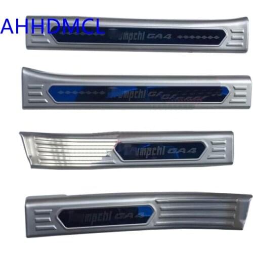 Car Welcome Pedal Threshold Strip Door Sill Strip For Trumpchi GA4 2018 2019 2020