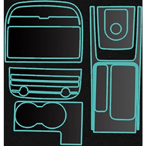 Car-Styling New Car Interior Trim Dashboard Clear Paint Protective Film Stickers for Jaguar XE/XF/XJL