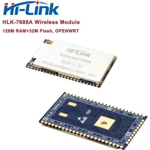 Free Shipping HLK-MT7688AN Support Linux OpenWrt WiFi Router Module ODM OEM