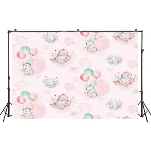 HUAYI Photography Background Easter Day Holiday Party Celebration Photo Backdrops Spring Easter Eggs Baby Shower BackdropXT-7585