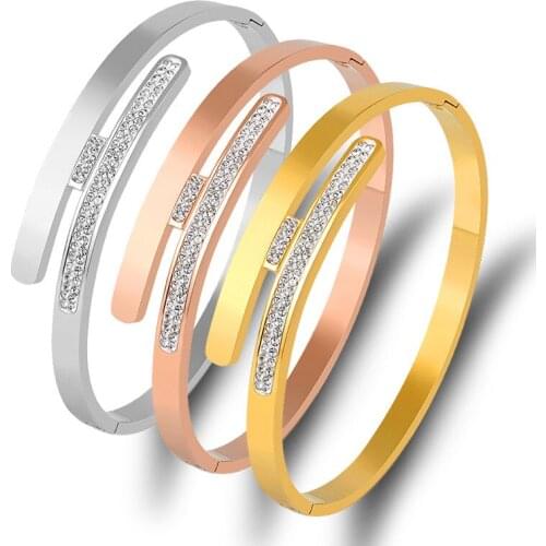JOVO LOVE Bracelets With Diamonds