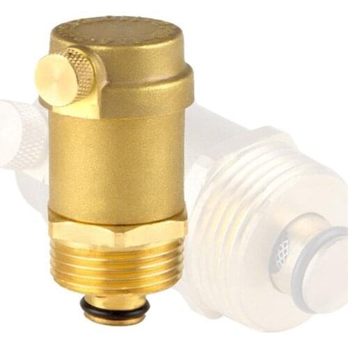 2 pieces 1/2" 3/4" 1" Brass Forging Automatic Exhaust Valve Air Vent Valve Solar Water Heater Pressure Relief Value Valve