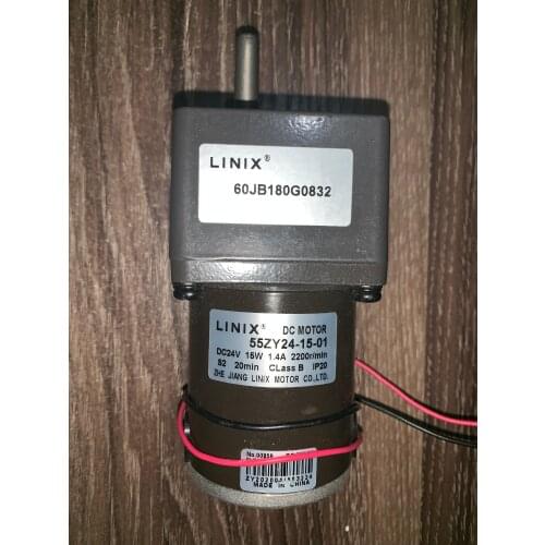 Deceleration DC Motor LINIX Motor DC Gear Motor 55ZY24-25-01/60JB180G0832 new original