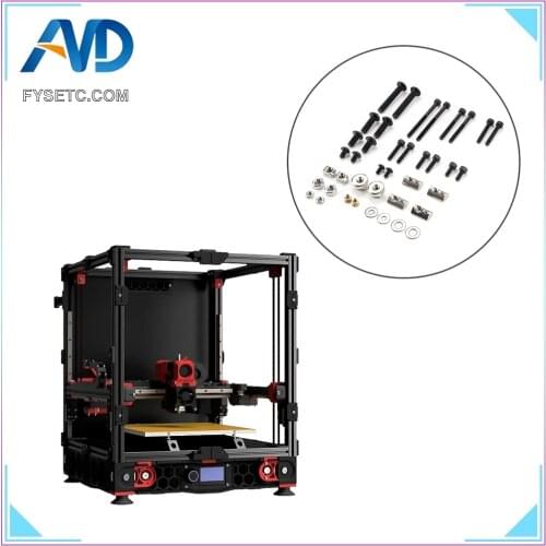 FYSETC 3d Printer DIY Project Fasteners Screws Nuts Full Kit 3d Printer Accessories M3 M5 Screw Kit For Voron 2.4