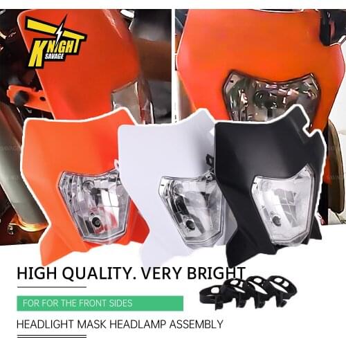 2020 New Universal Headlight Mask For EXC ECX-F XC XCF-W XC-F XC-W SX SX-F Motorcycle Accessories Front Headlamp Assembly