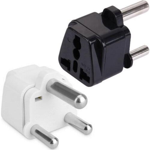 Free shipping South Africa Travel Adapter Type M 8.7mm Old English Convert US EU AU GB ' Black