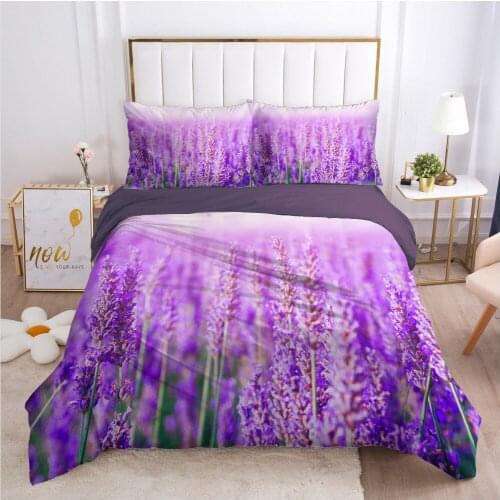 Modern Style Bed Linens 2,3pcs Bedding Sets Quilt/Comforter/Blanket Covers Pillowcase Duvet Cover Set Single Size 3D Landscape