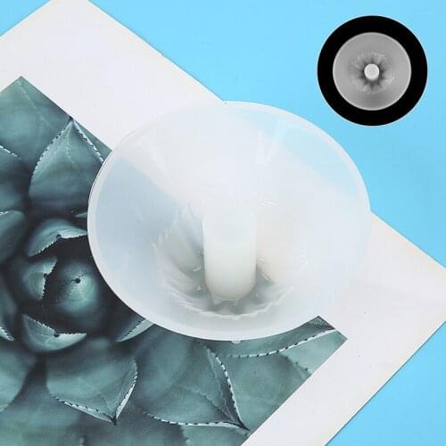 Durable Volcano Shape AB Epoxy Resin Casting Pen Holder Mini Vase Silicone Mold Can Be Used For Home Desktop Decoration