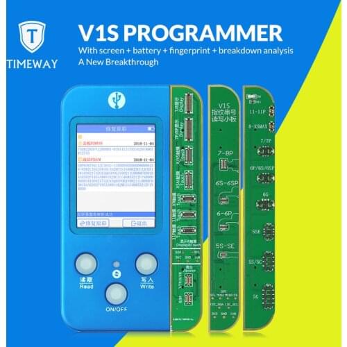 JC V1S True Tone Programmer For iPhone X XR XsMax 11 PRO Max Touch / Battery / Fingerprint Serial Number For 7 7P 8 8P Machine