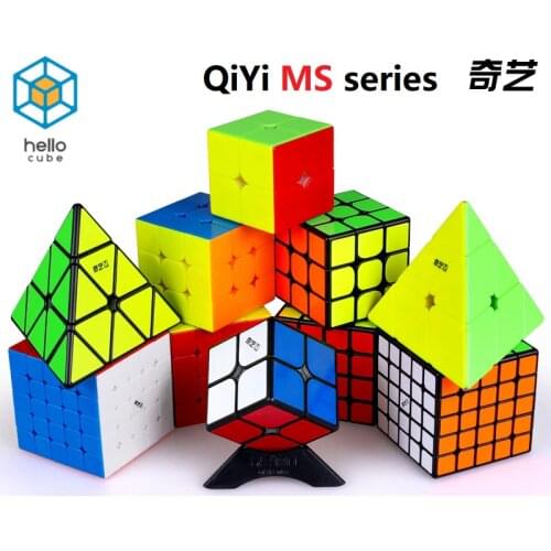 Qiyi MS Puzzle Magnetic Series 2x2 3x3 4x4 5x5 Magnetic version Magic cube toys Jinzita Twisty Speed Puzzle Cube qiyi ms
