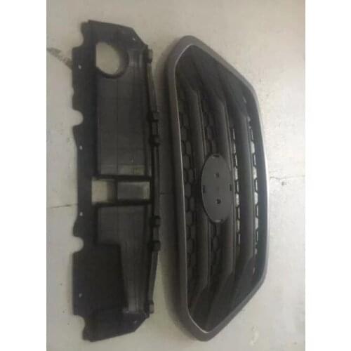 Gray 2009-2015 For Hyundai ix35 high quality ABS chrome front grille Refit around trim trim grills Racing