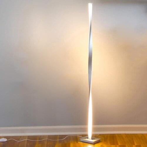 Contemporary Spiral LED Table Lamp Curved LED Desk Lamp