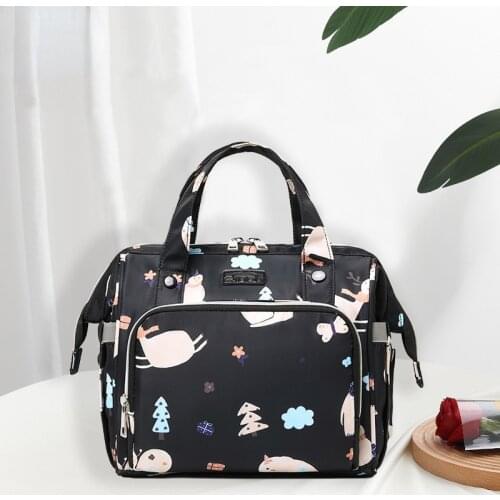 Baby Diaper Bag Mummy Pregnancy Balloon Printed Backpack Large Capacity Newborn Nappy Bag Organizer Waterproof Maternity Bags
